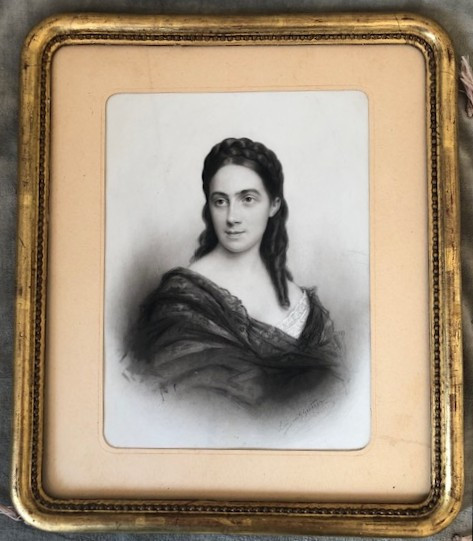 Pencil Portrait Signed, L. Buchheister 