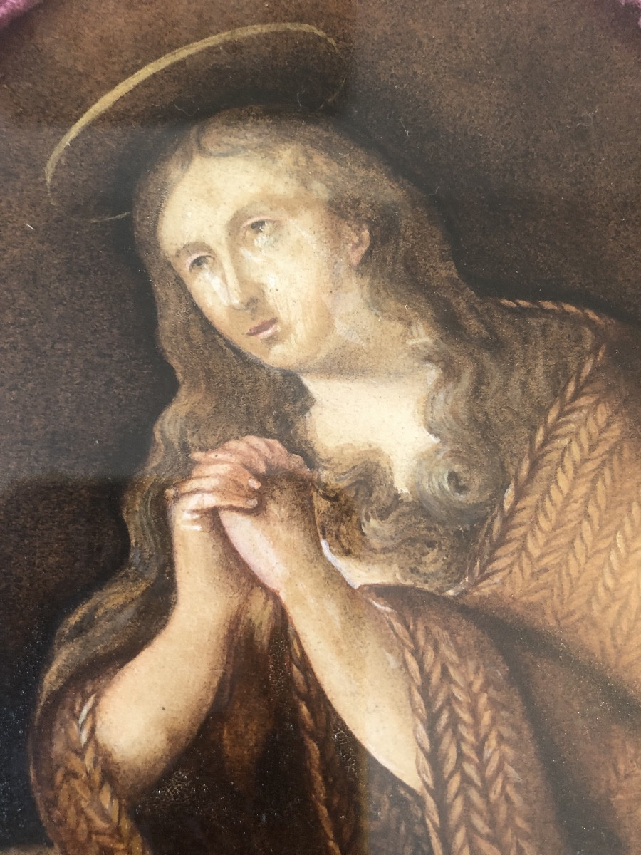 Gouache Marie Madeleine  début 19e-photo-2