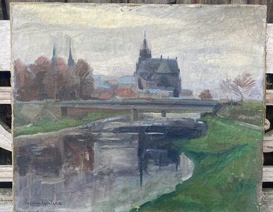 Anna Kaiser, Oil On Canvas