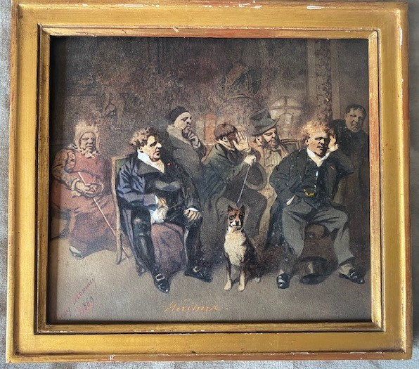 Henry Monnier (paris 1799- 1877) The Heirs-photo-2