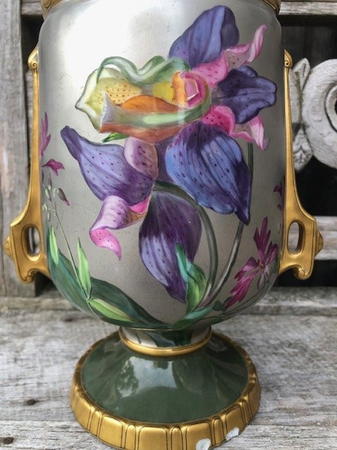 Escalier de Cristal, Paire de vases dans le goût de Narcisse Vivien-photo-1