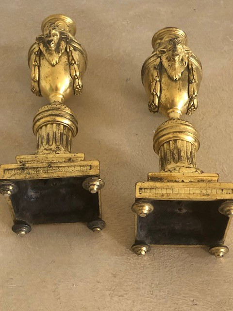 Paire de cassolettes/bougeoirs style Louis XVI fin -photo-4