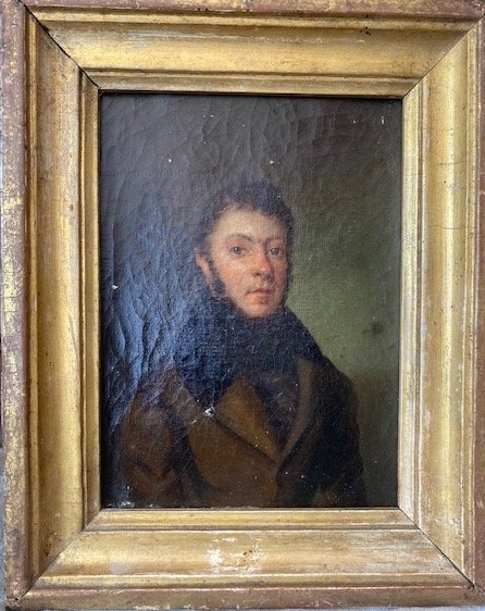 Petit portrait d'homme début 19 ème