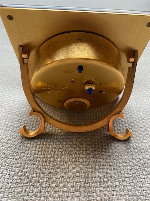 Pendulette réveil Cartier -photo-3
