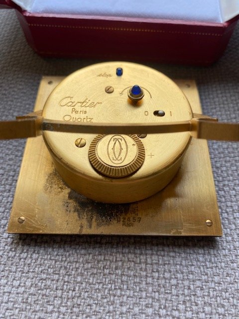Pendulette réveil Cartier -photo-2