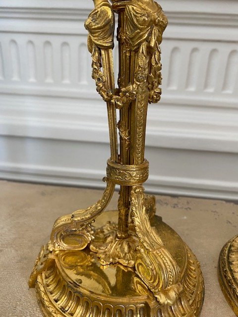 Bougeoirs époque Louis XVI, Jean François Forty-photo-1