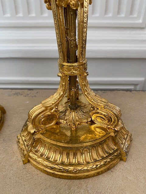 Bougeoirs époque Louis XVI, Jean François Forty-photo-3