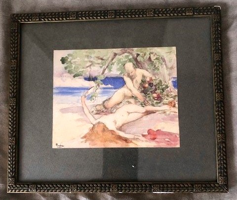 Watercolour, A Lupiac