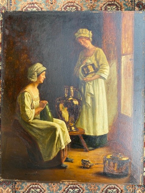 ALBERT SORKAU , Scène d'intérieur-photo-4
