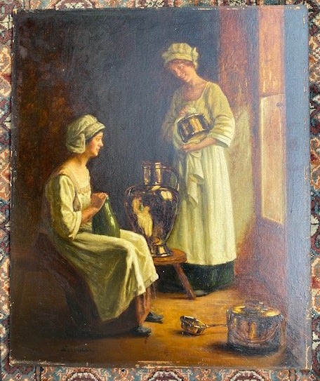 ALBERT SORKAU , Scène d'intérieur
