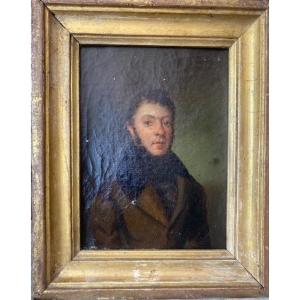 Petit portrait d'homme début 19 ème