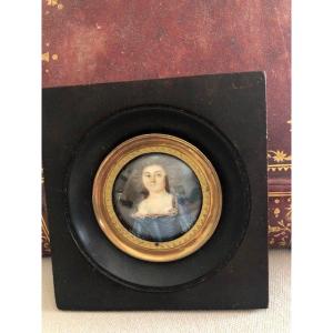 Petite miniature d'époque 18 e