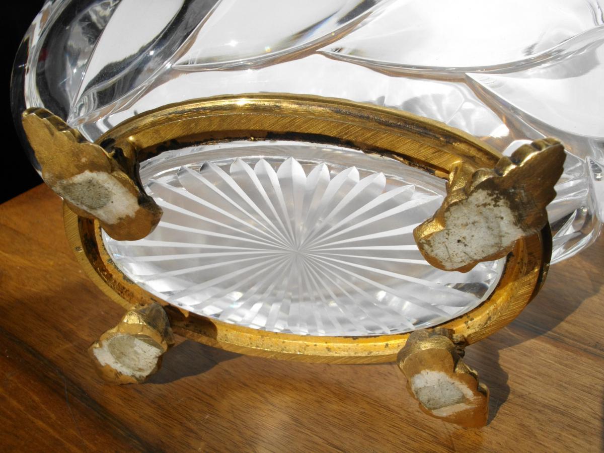 Cup Baccarat Crystal And Gilt Bronze XIX-photo-1