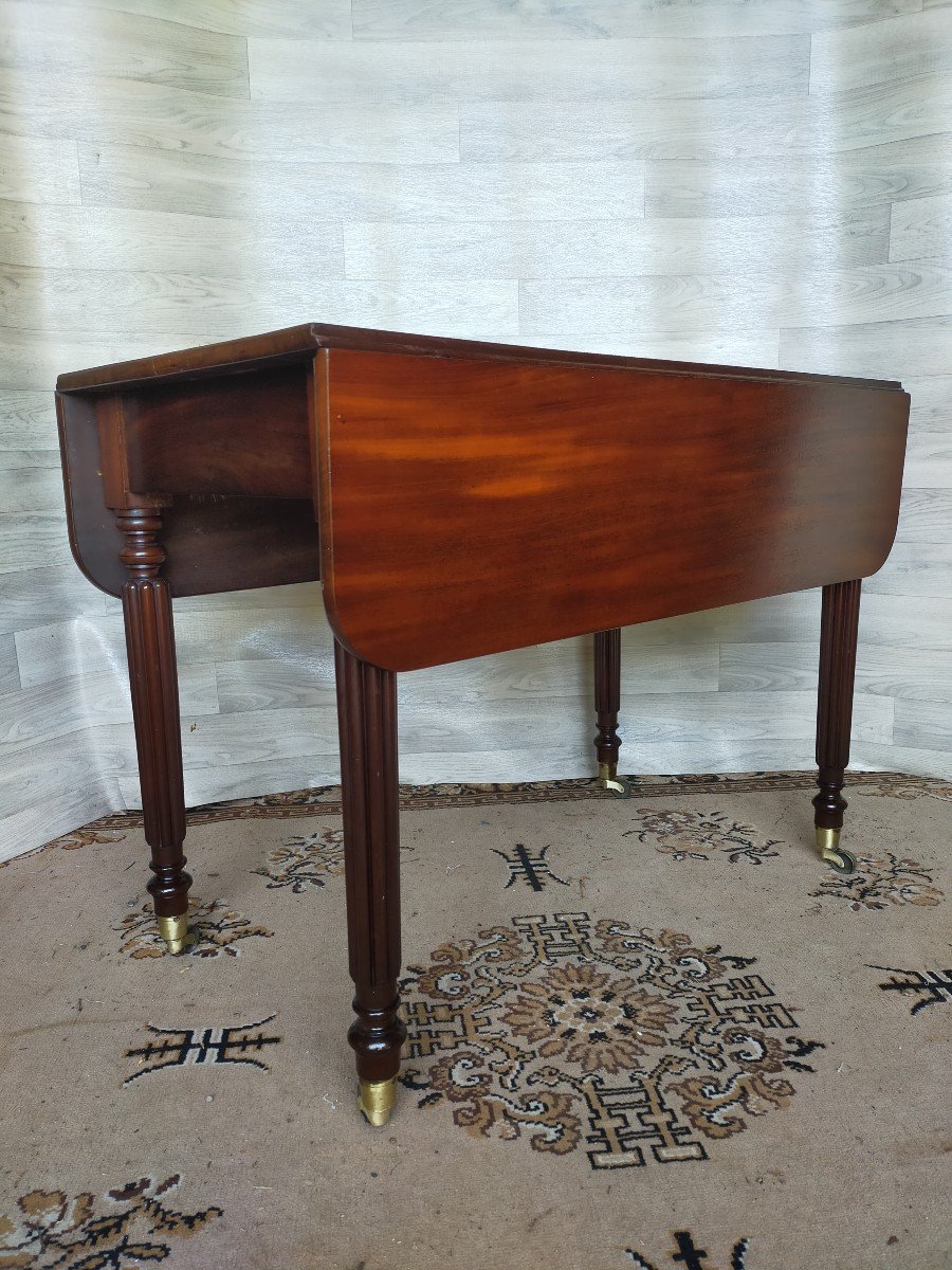 Solid Mahogany Shutter Table