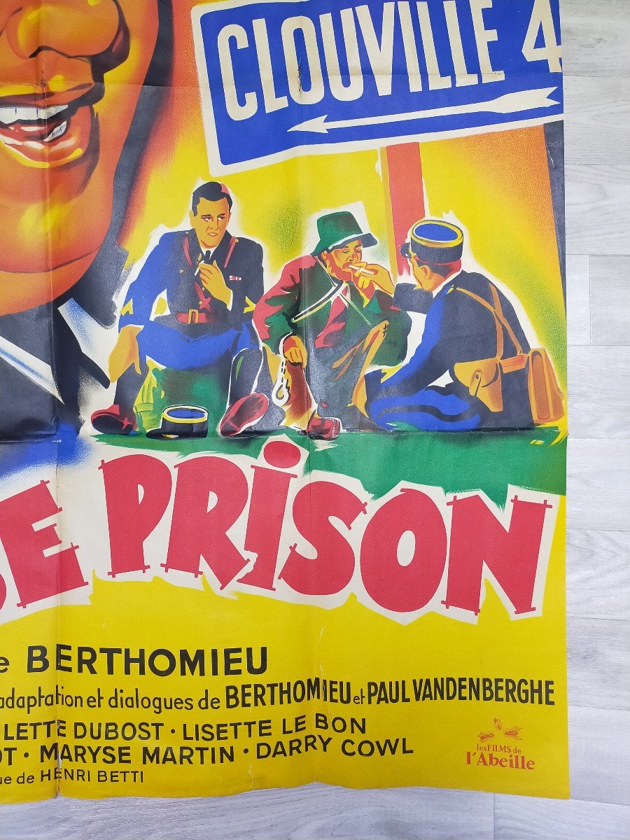 Affiche La Joyeuse Prison 1956-photo-3