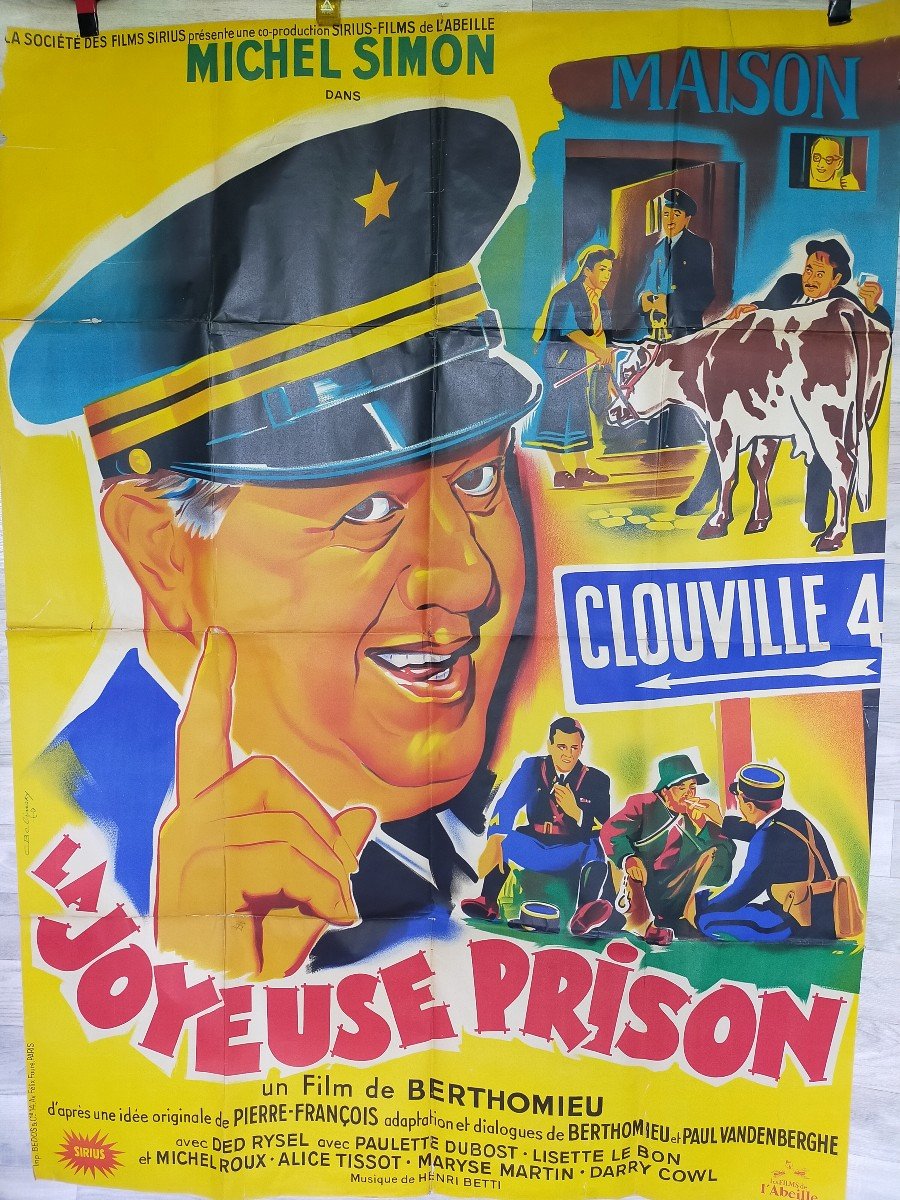 Affiche La Joyeuse Prison 1956