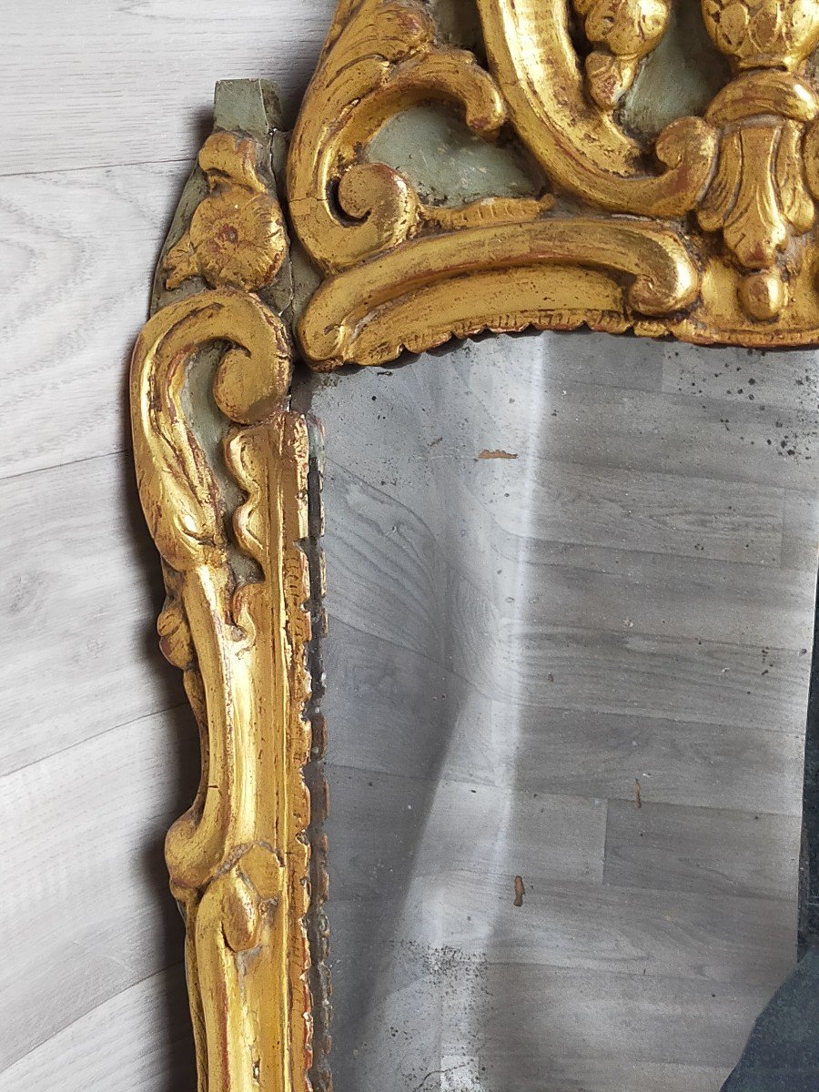 Small 18th Century Mirror-photo-3
