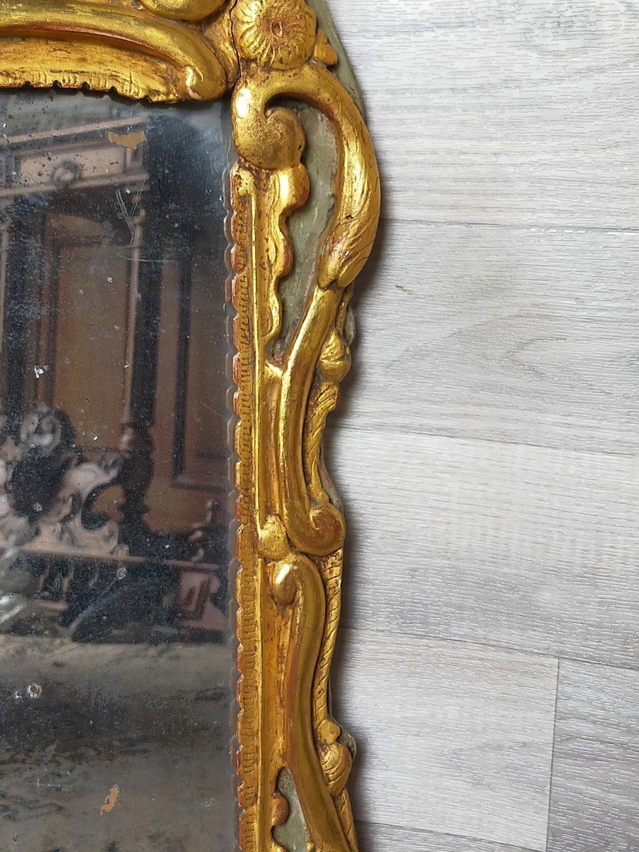 Small 18th Century Mirror-photo-3