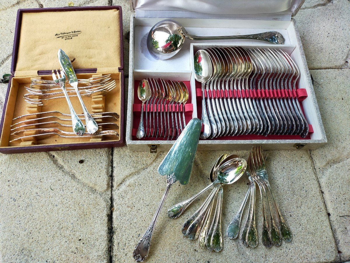 M&eacute;nag&egrave;re Christofle Mod&egrave;le Marly 62 Pi&egrave;ces 