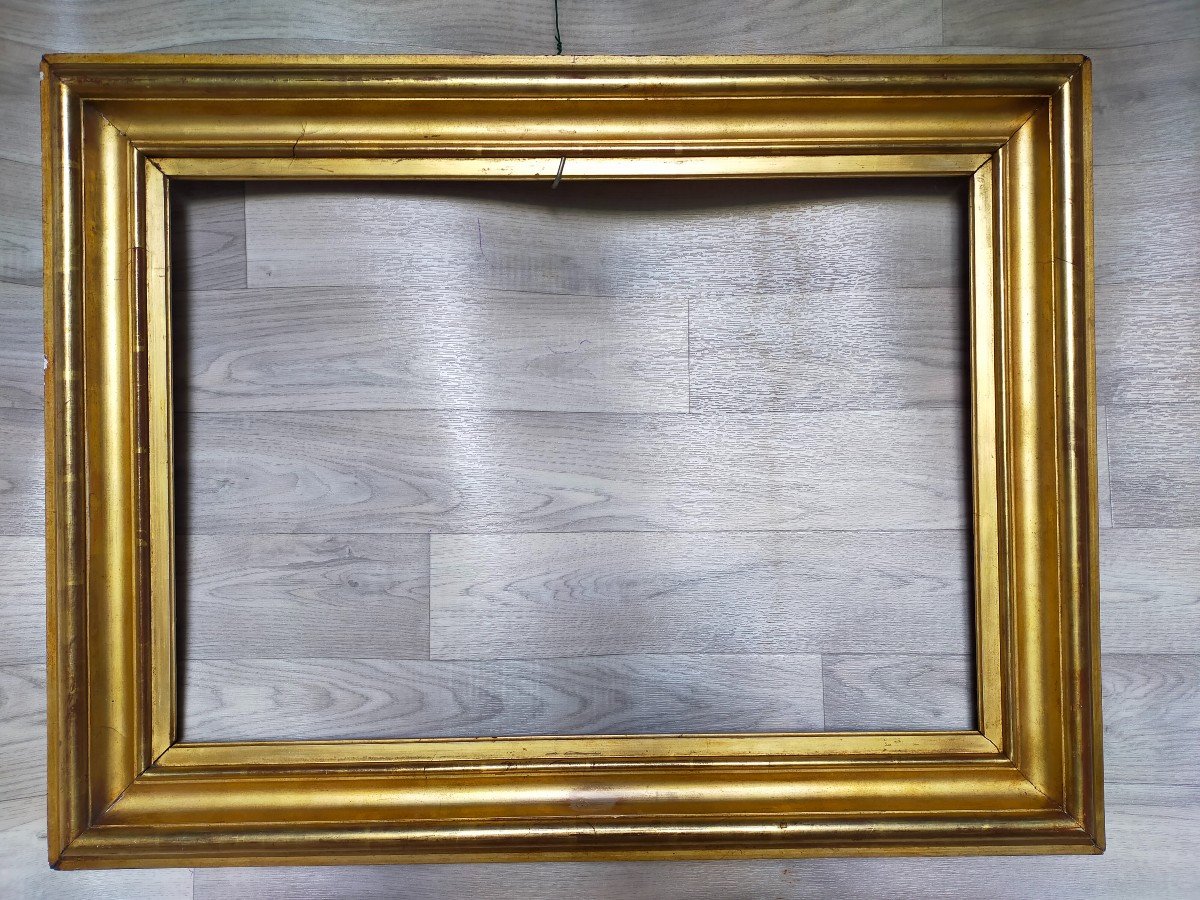 Cadre En Bois Dor&eacute; Pour Tableau 67 Cm X 47 Cm 15m-photo-1