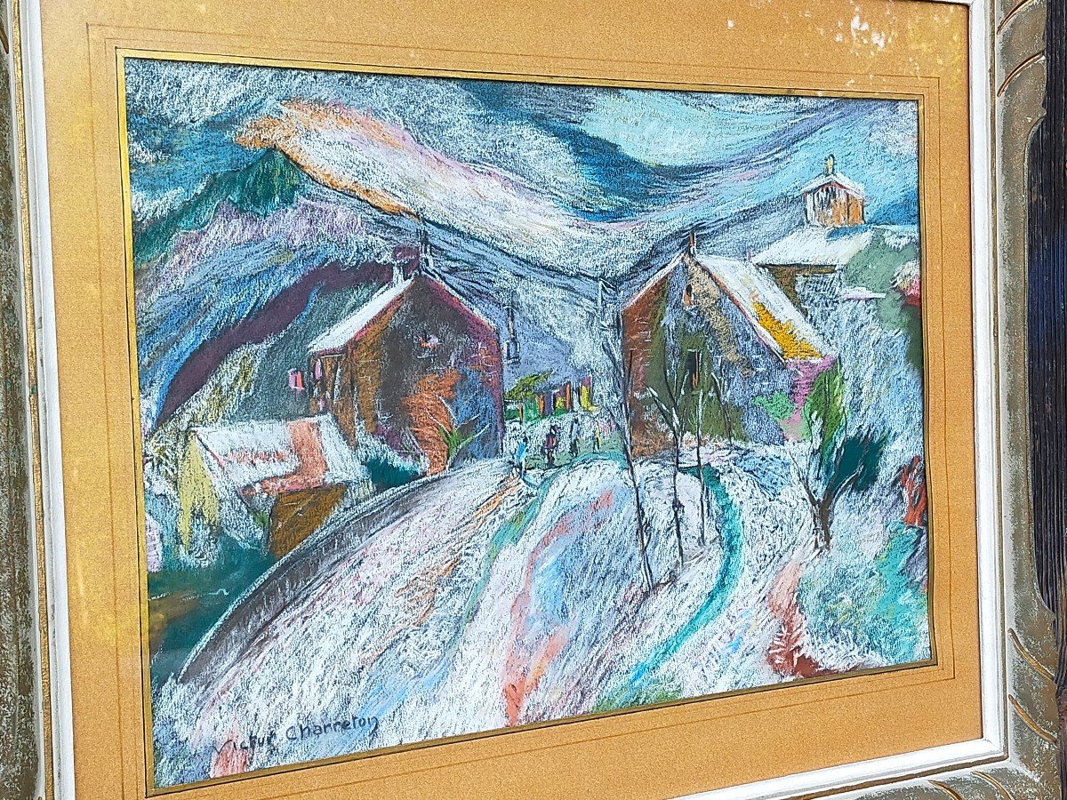 Victor Charreton &eacute;cole De Murol (auvergne Terlikowski,boudal, Perouse ...)-photo-4