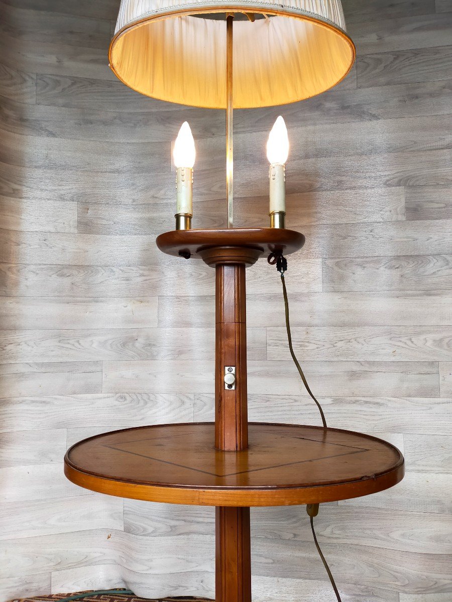 Lampe Bouillotte A Cr&eacute;maill&egrave;re Louis XVI -photo-1