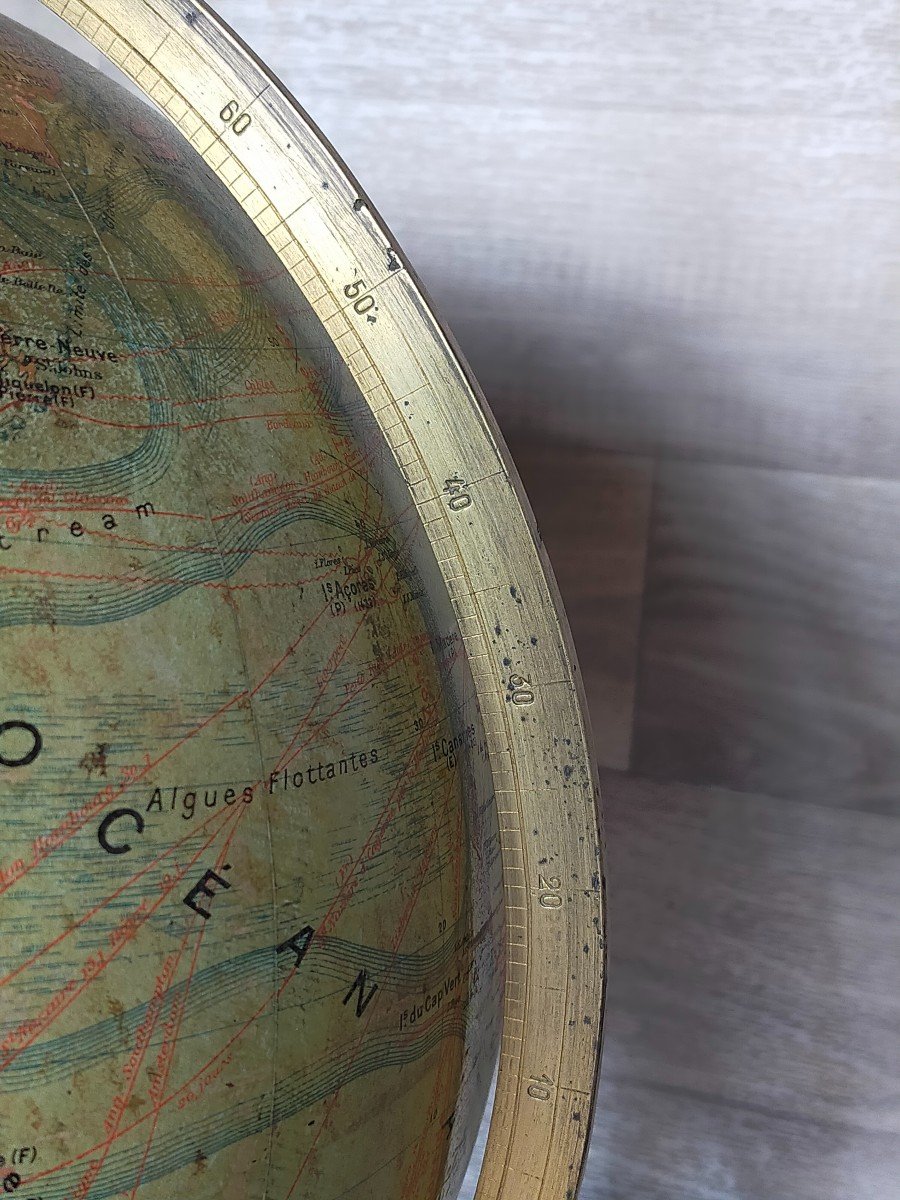 Globe Terrestre J Forest Napoleon III Mappemonde -photo-2