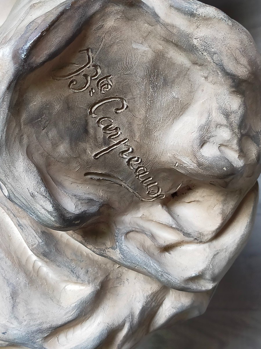 Jean Baptiste Carpeaux The Bacchante With Terracotta Roses -photo-3