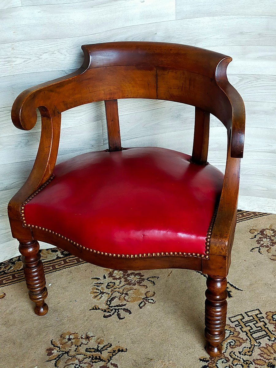 Louis Philippe Office Armchair -photo-3