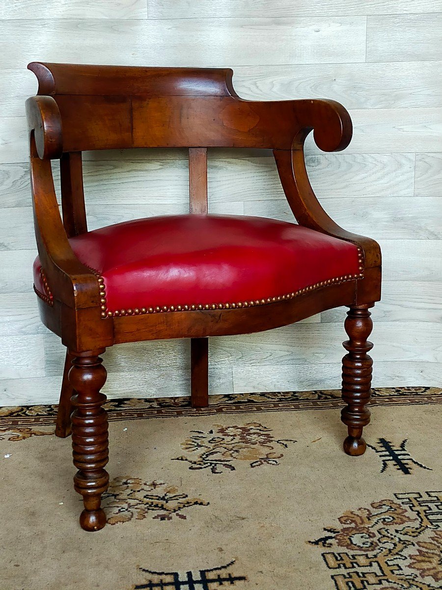 Louis Philippe Office Armchair -photo-4