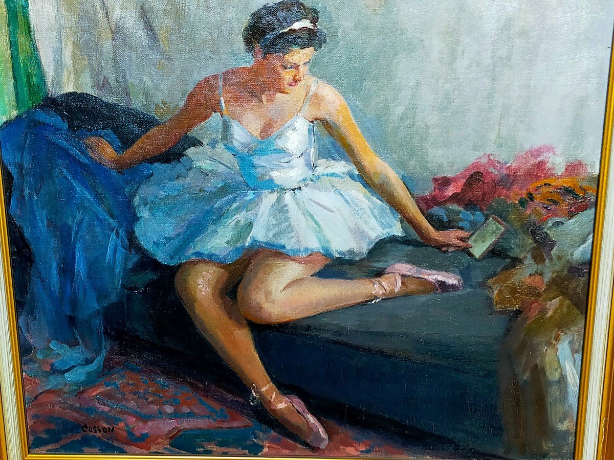 Marcel Cosson (1878-1956) The Ballerina In Her Dressing Room -photo-2