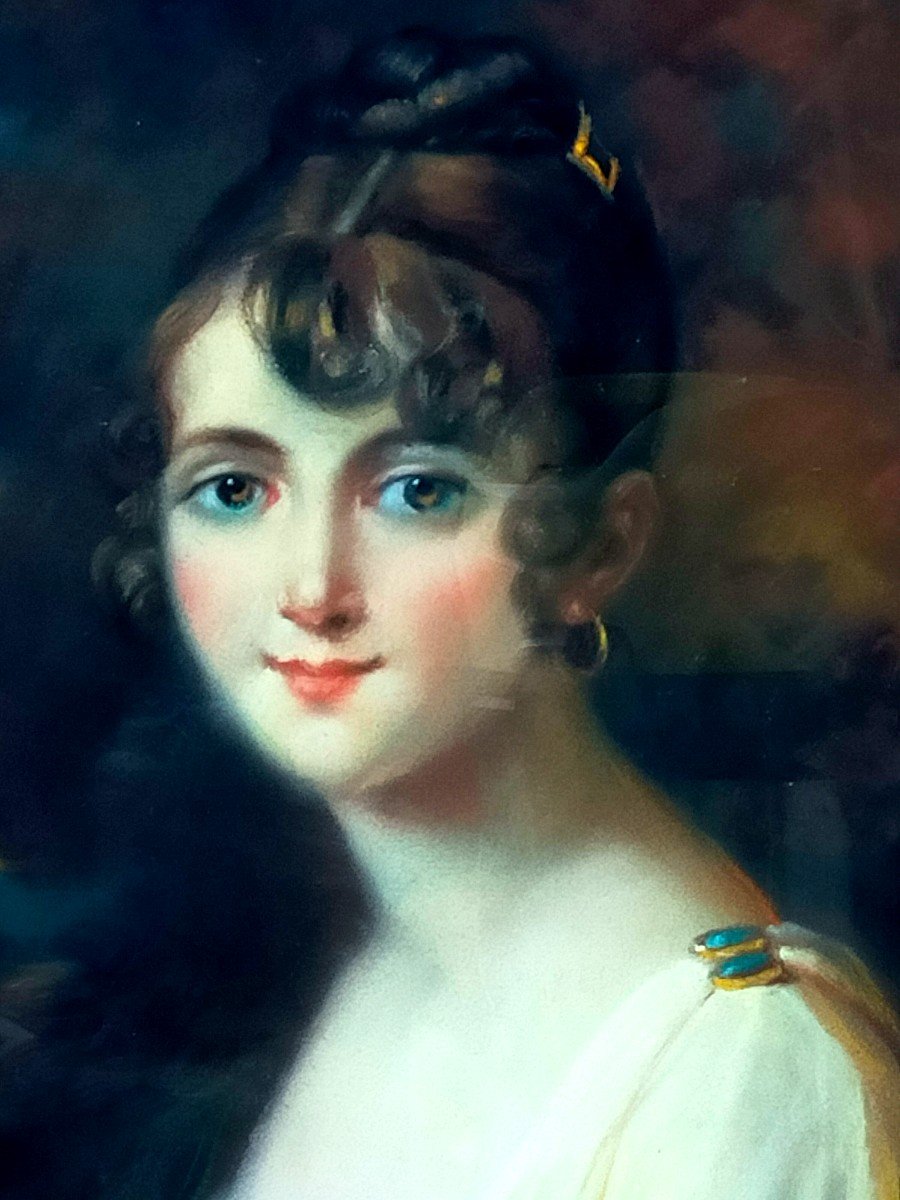 Pastel Empire Period The Young Woman In The Dress -photo-4