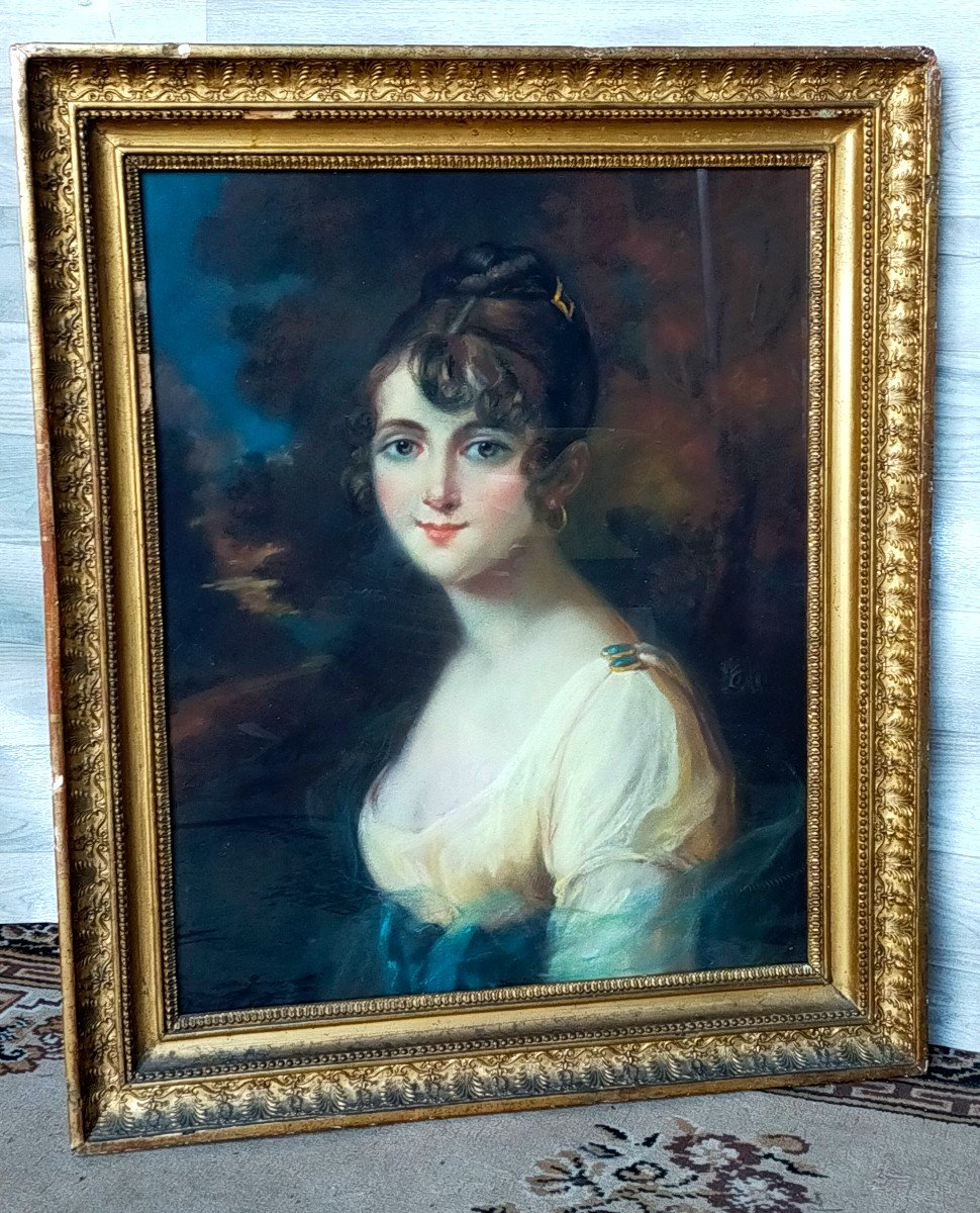 Pastel Empire Period The Young Woman In The Dress 