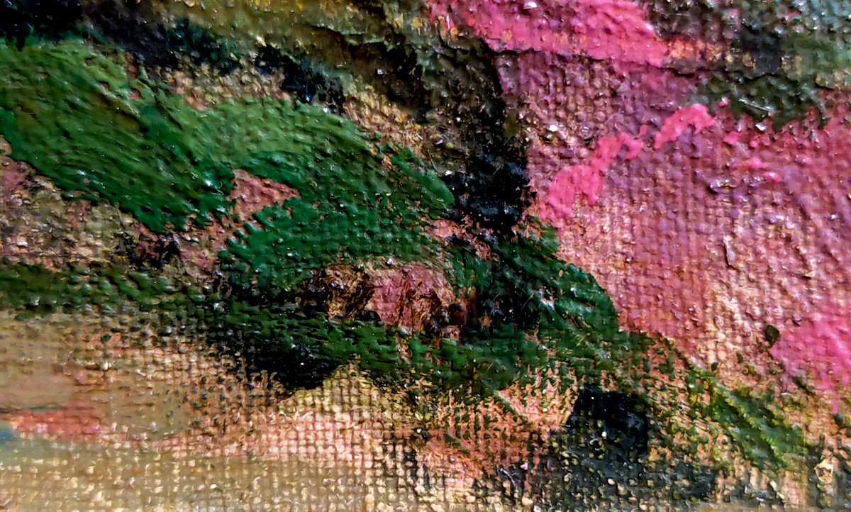 Charles Bichet 1863/1929 Paysage Du Limousin école De Crozant -photo-2