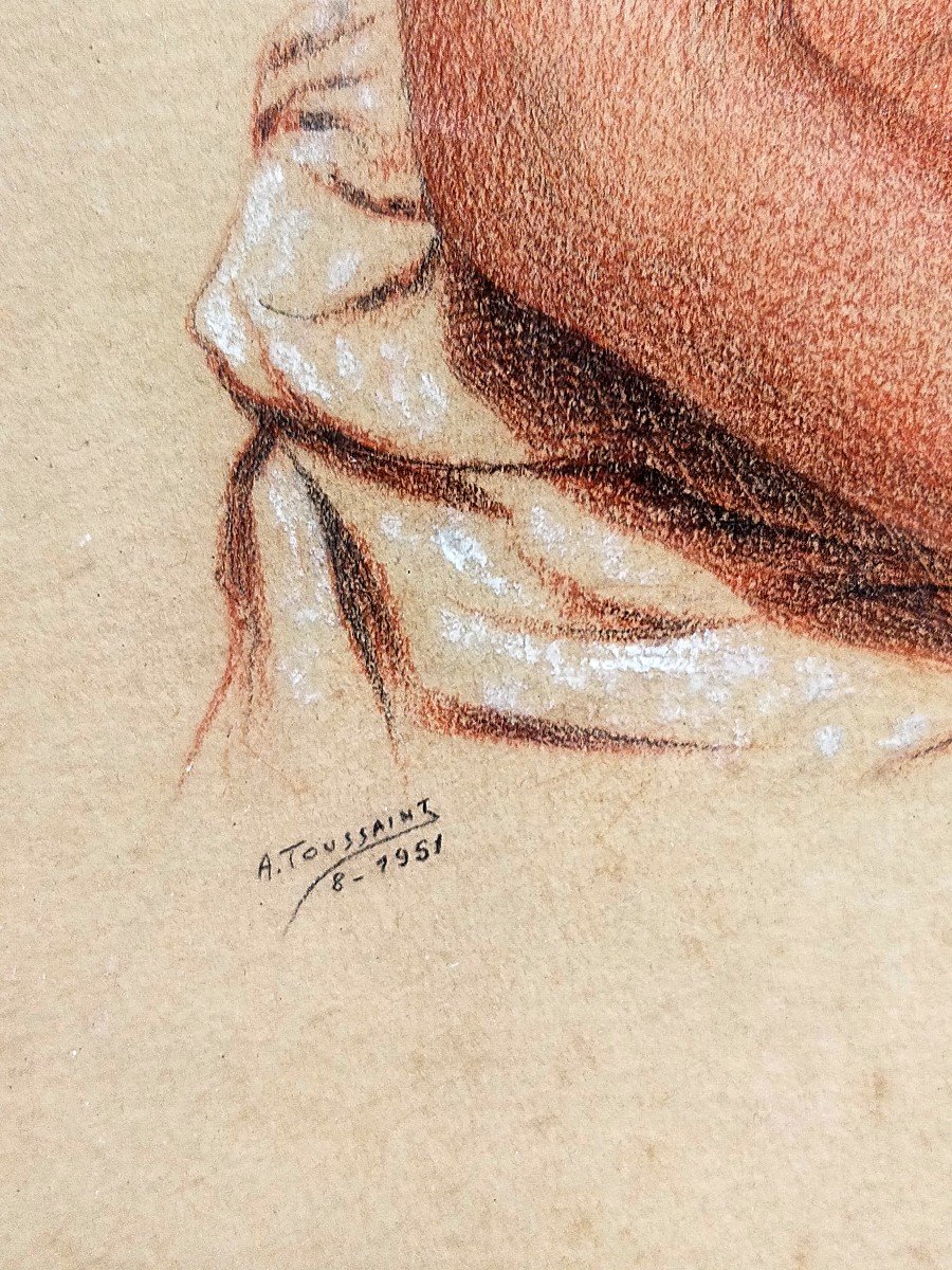 A Toussaint Drawing Of Naked Woman-photo-3