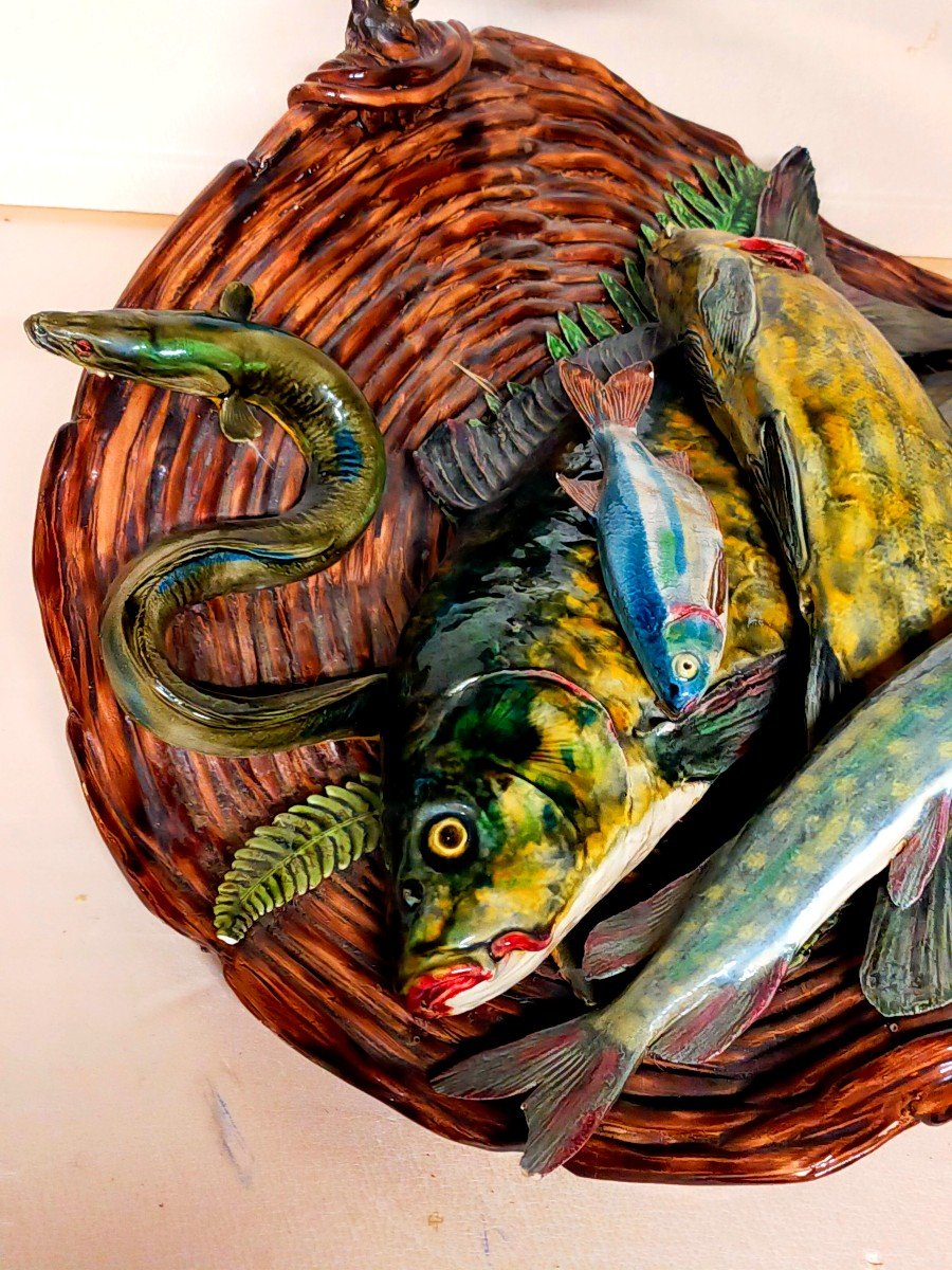Grand Panier Aux Poissons  ( Palissy Renoleau Victor Barbizet, Fran&ccedil;ois Maurice, Thomas Sergent-photo-2