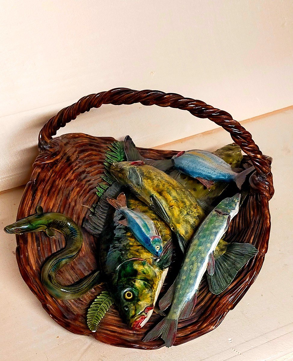 Grand Panier Aux Poissons  ( Palissy Renoleau Victor Barbizet, Fran&ccedil;ois Maurice, Thomas Sergent