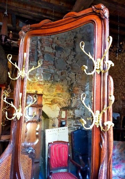Large Art Nouveau Coat Rack Nancy School Majorelle Gallé ...-photo-2