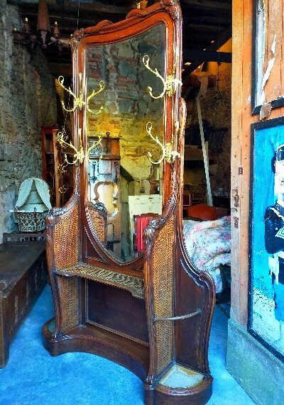Large Art Nouveau Coat Rack Nancy School Majorelle Gallé ...-photo-2