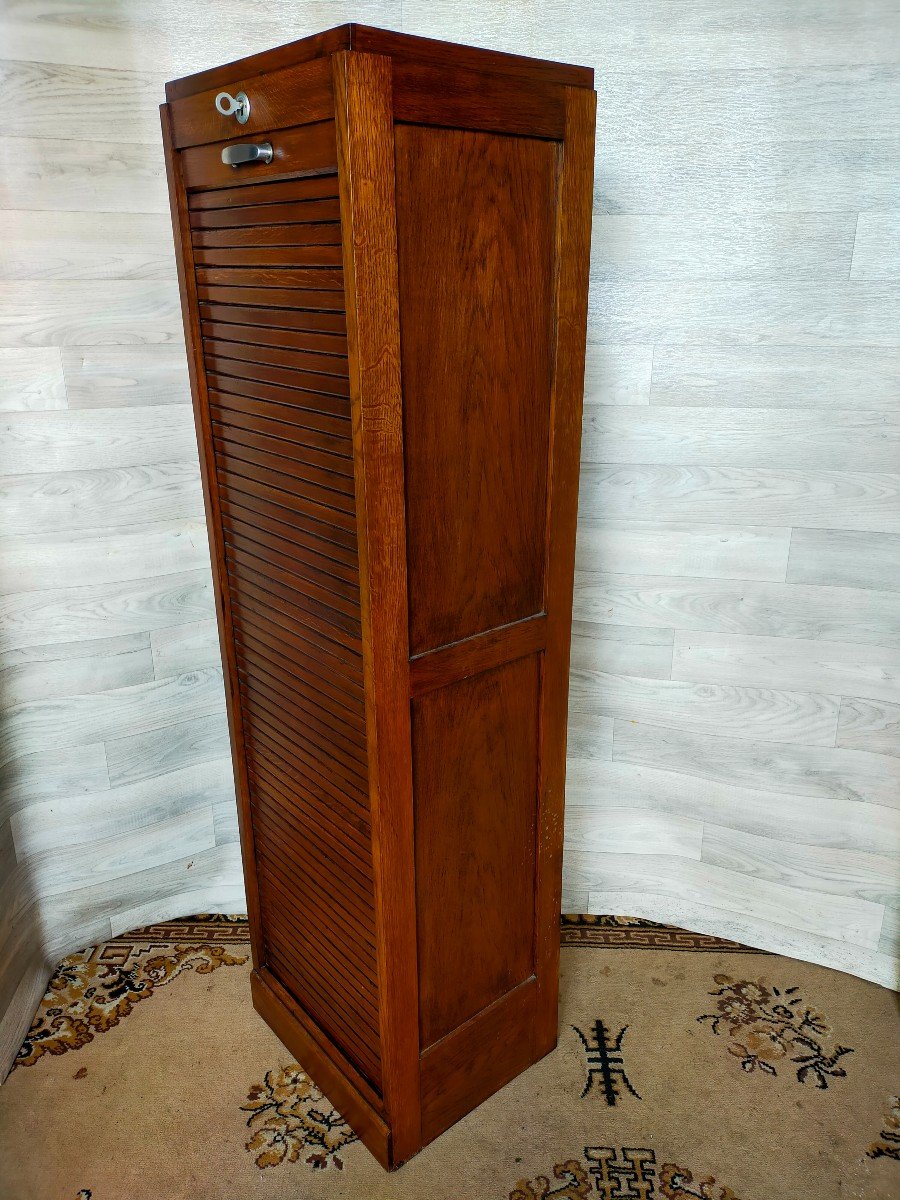 Oak Curtain File Cabinet (weekly Chest Of Drawers ...)-photo-2