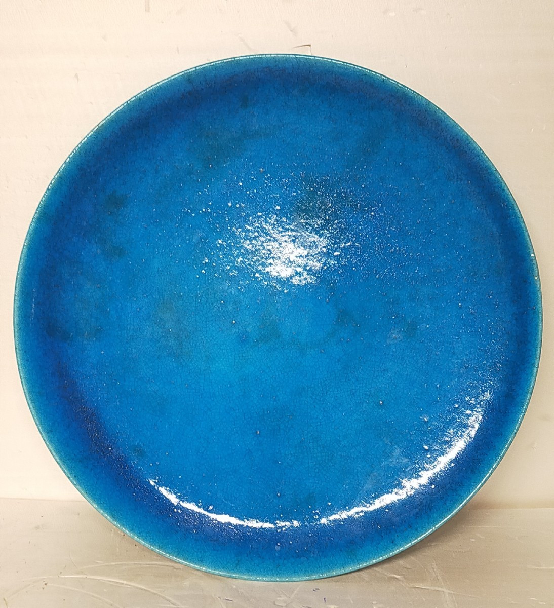 Edmond Lachenal (1855-1948)  Grand Plat De 45cm 
