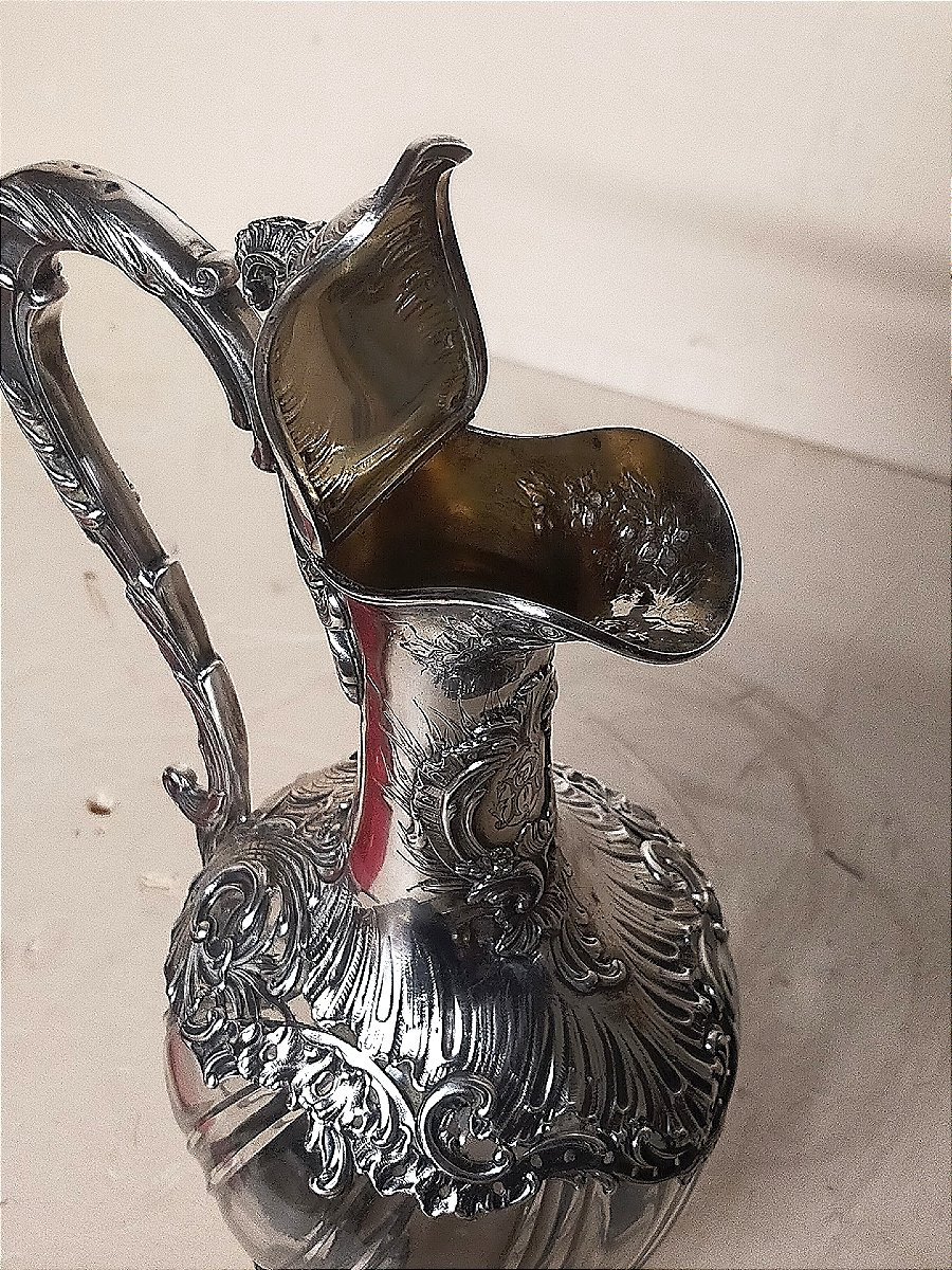 Sterling Silver And Crystal Ewer -photo-1