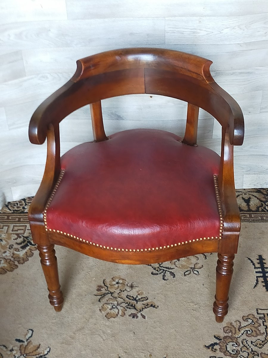 Fauteuil De Bureau En Noyer-photo-1