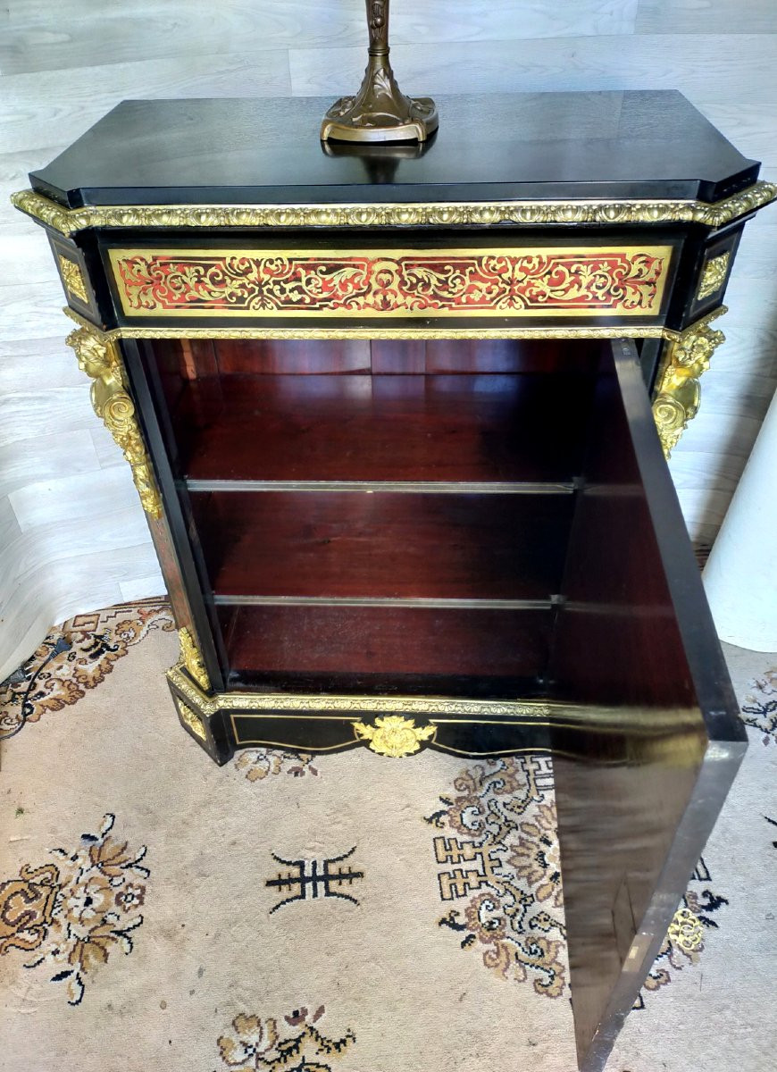 Napoleon III Boulle Marquetry Sideboard-photo-1