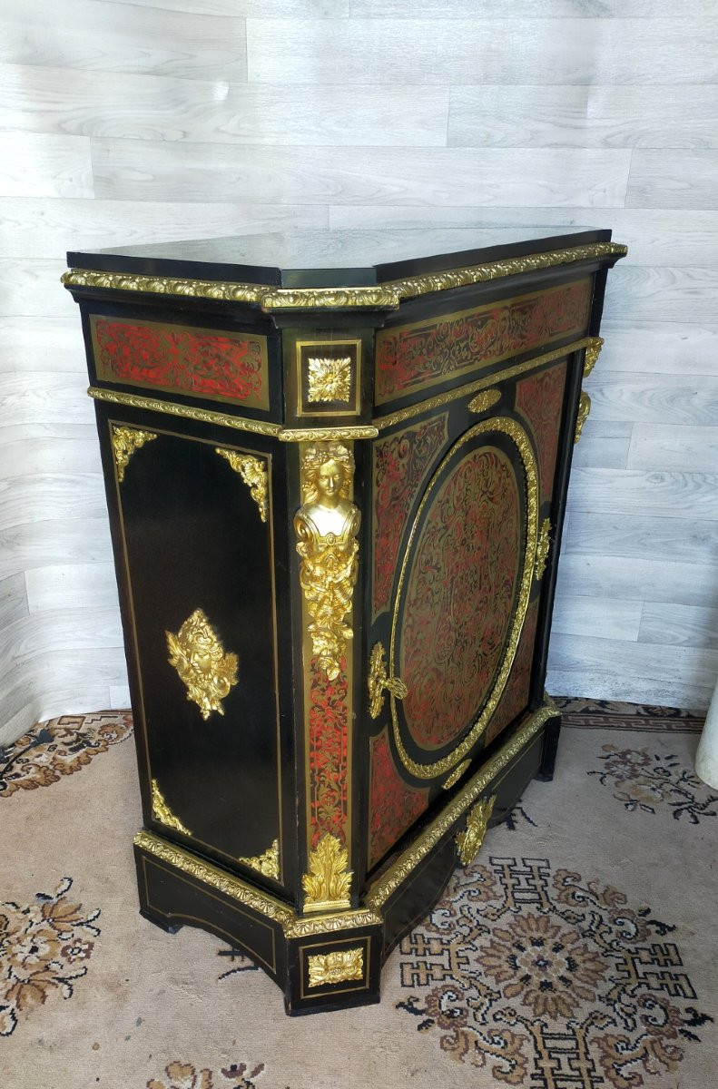 Napoleon III Boulle Marquetry Sideboard-photo-4