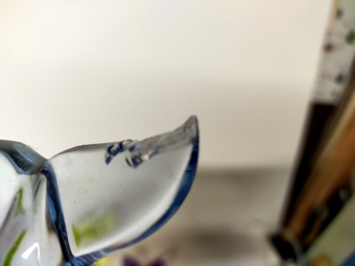 papillon et baleine en cristal de baccarat-photo-2