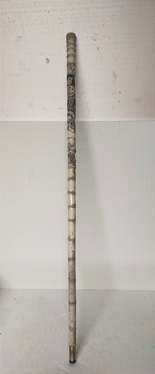 Japanese Samurai Decorated Cane-photo-3