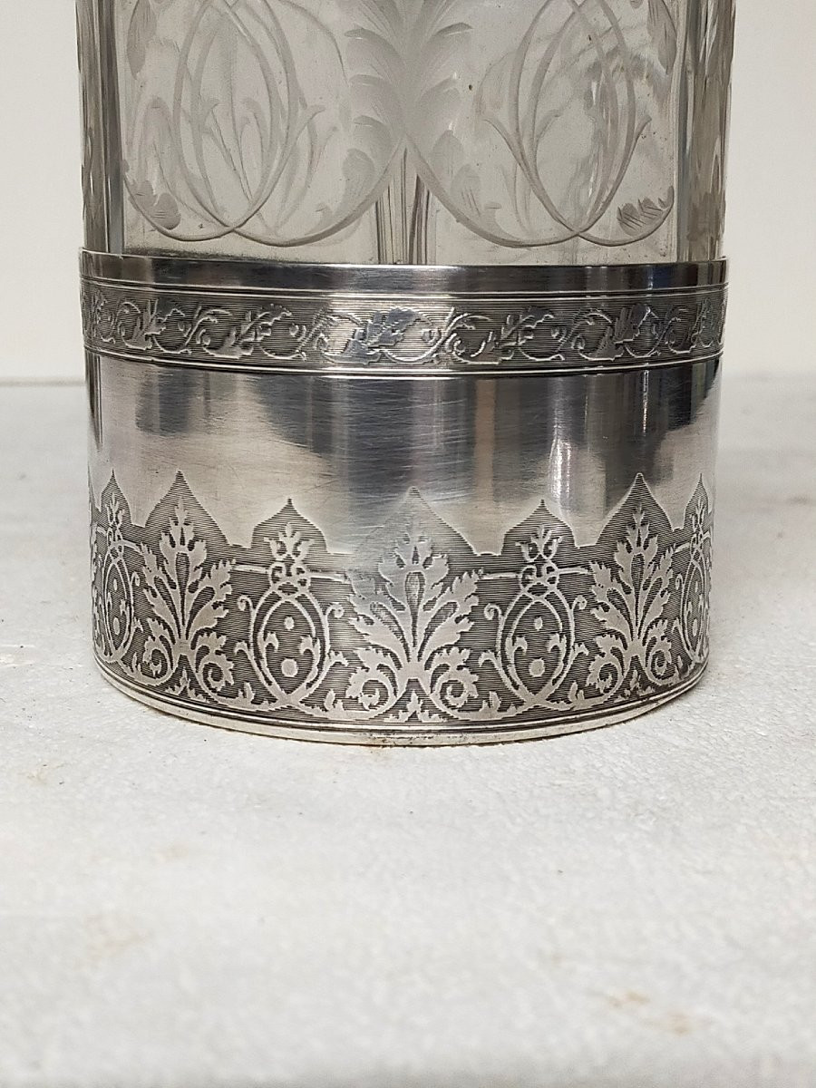 flacons a senteur coffret a parfum en argent massif -photo-2