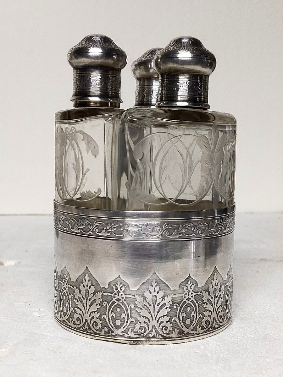 flacons a senteur coffret a parfum en argent massif 