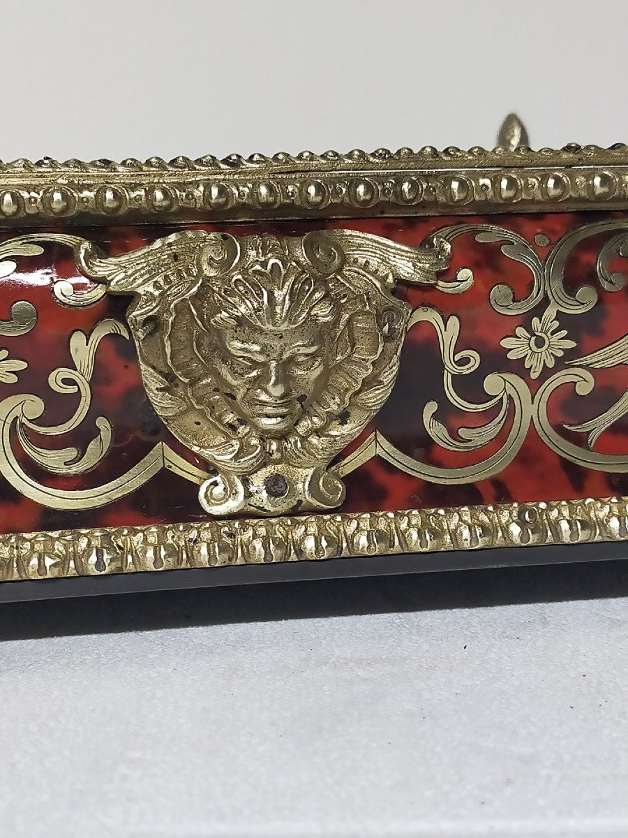 Boulle Marquetry Inkwell, Napoleon III-photo-4